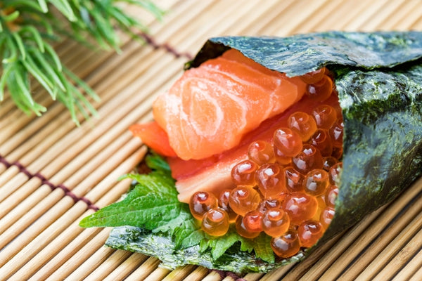 Wild Atlantic Salmon sliced, for Hand-Roll