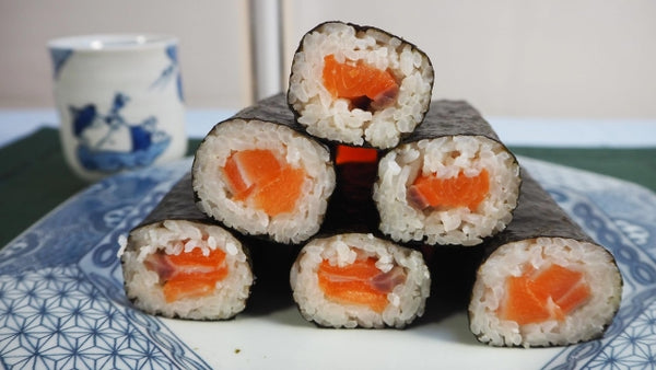 Wild Atlantic Salmon sliced, for Hand-Roll