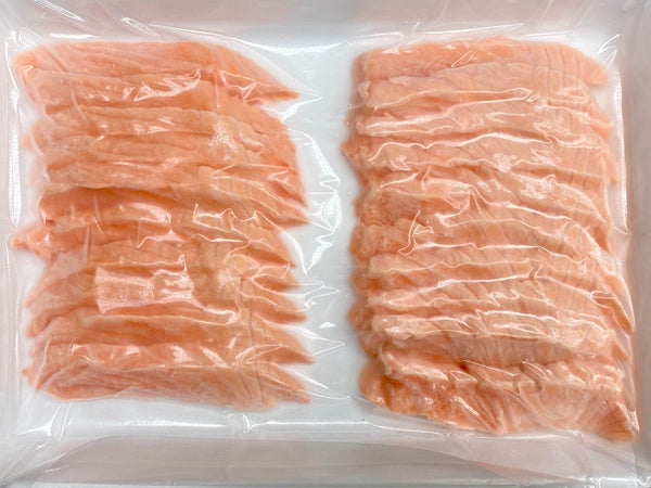 Wild Atlantic Salmon sliced, for Hand-Roll